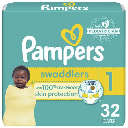 Pampers Swaddlers Diapers Size 1 (ct 32)