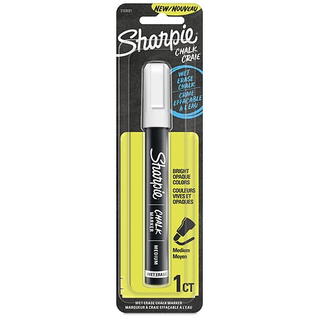 Sharpie Chalk Marker, Wet Erase, Medium