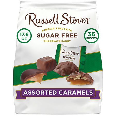 Russell Stover Sugar Free Chocolate Assorted Caramels