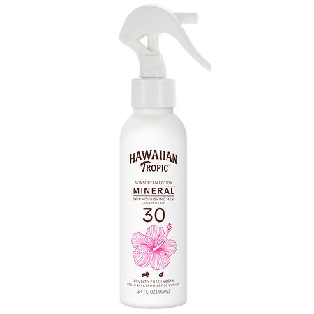Hawaiian Tropic Mineral Sunscreen Skin Nourishing Milk Spray SPF 30