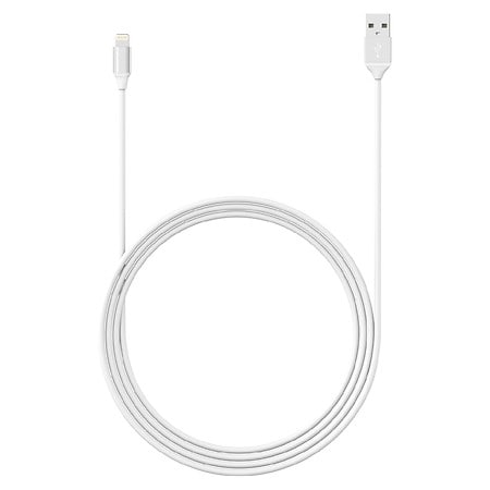 Just Wireless 6ft Lightning Cable White