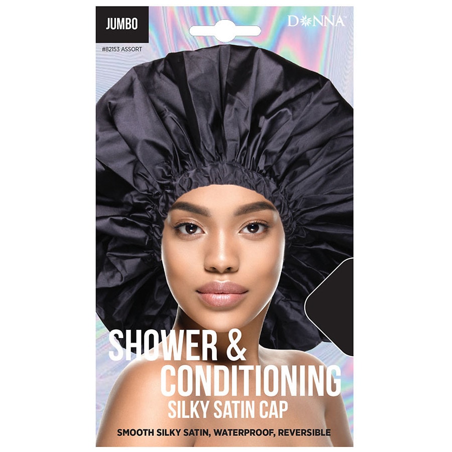 Donna Shower & Conditioning Satin Cap Jumbo Assorted Walgreens