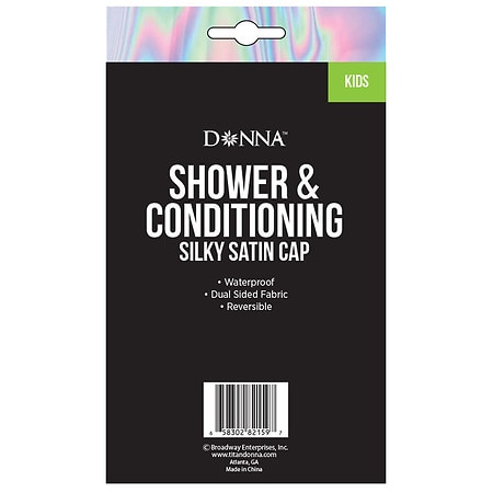 Donna Kids' Shower & Conditioning Satin Cap Assorted