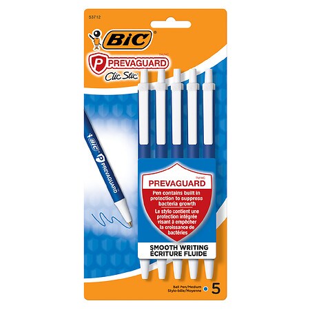 BIC Prevaguard Clic Stic Pens Blue