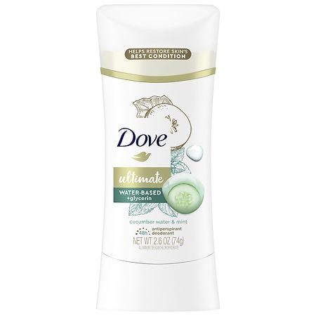 Dove Ultimate Antiperspirant Deodorant Stick Cucumber & Mint | Walgreens