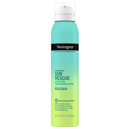 Neutrogena Sun Rescue After Sun Rehydrating Spray, Hyaluronic Acid Fragrance-Free