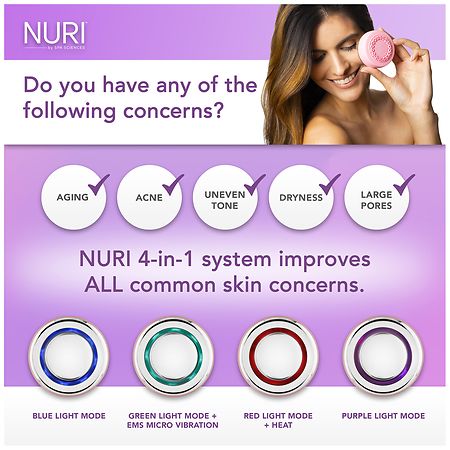 Spa Sciences NURI LED Thermal Smart Facial Skincare & Mask Infuser