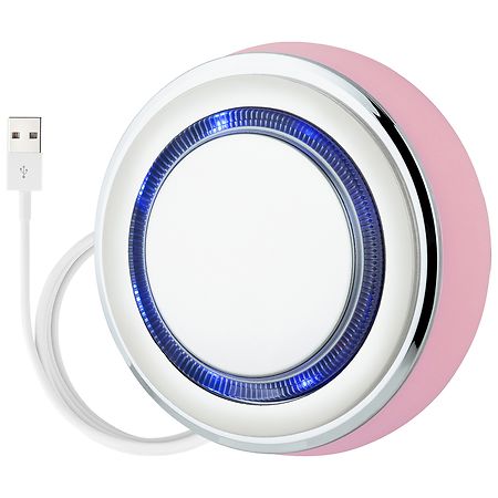 Spa Sciences NURI LED Thermal Smart Facial Skincare & Mask Infuser - USB Rechargeable Pink