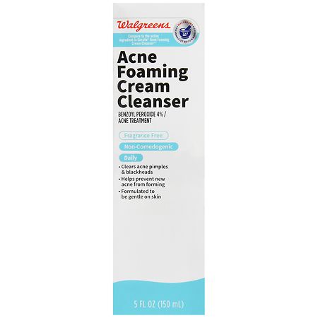 Walgreens Acne Foaming Cream Cleanser