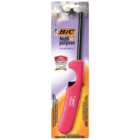 BIC Candle Edition Lighter, Long Durable Metal Wand, Great For Grills and Fireplaces