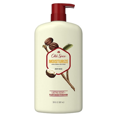 Old Spice Fresher Collection Body Wash Pump Moisturize with Shea Butter