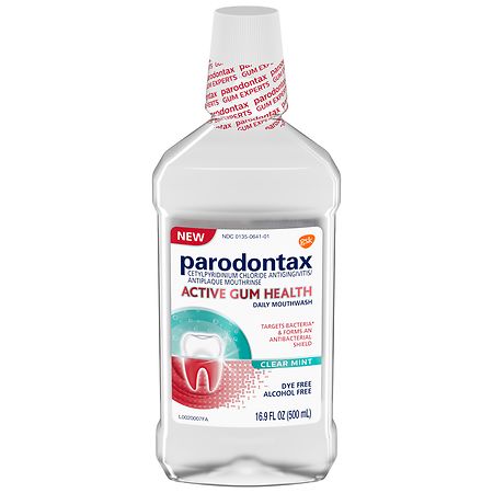 PARODONTAX Mouthwash Active Gum Health Clear Mint