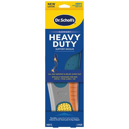 Dr. Scholl's Heavy Duty Support Insoles Mens 8-14