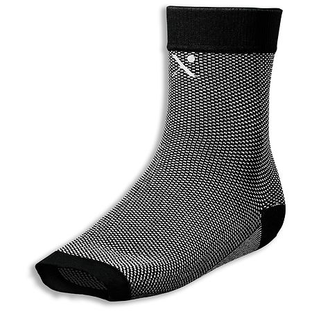 NuFabrx Pain Relieving Medicine + Compression Ankle Sleeve Black