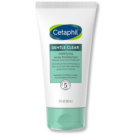 Cetaphil Face Gentle Clear Mattifying Acne Moisturizer 0.5% Salicylic Acid