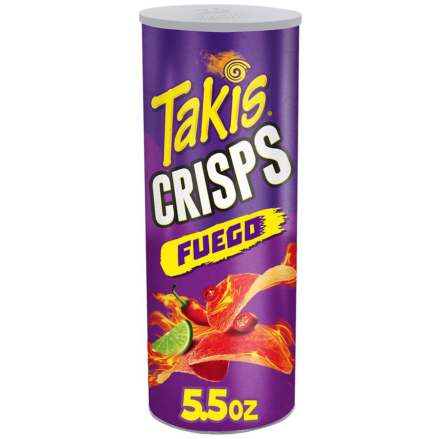 Takis Fuego Kettlez 8 oz Sharing Size Bag, Hot Chili Pepper & Lime  Kettle-Cooked Potato Chips