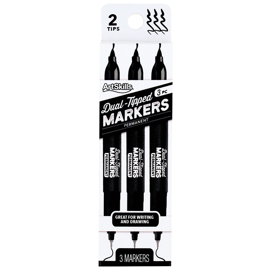 ArtSkills® Double-Sided Neon Markers, Assorted, Pack Of 4 - Yahoo Shopping