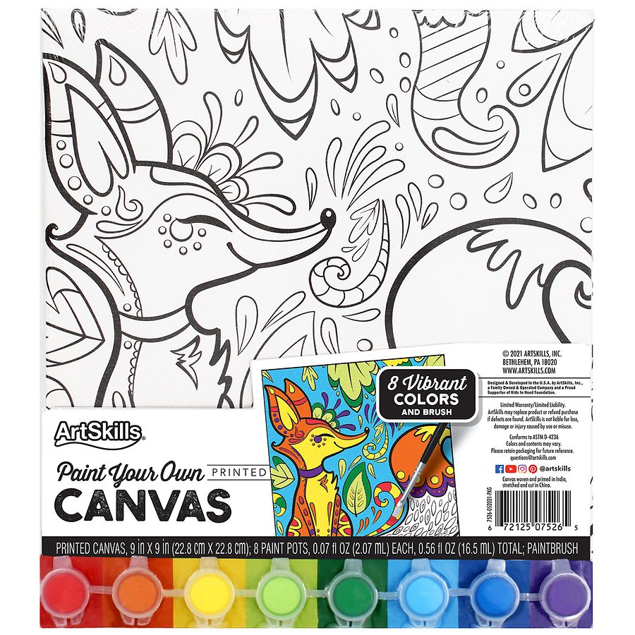 ArtSkills Paint Your Own Canvas