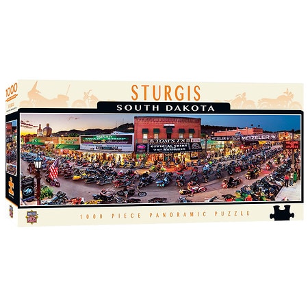 Masterpieces Puzzles Sturgis South Dakota 1000 Piece Puzzle