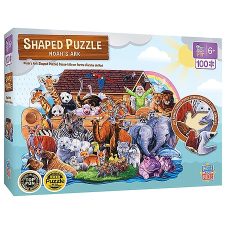 Masterpieces Puzzles Noah's Ark Shaped 100 Piece Puzzle