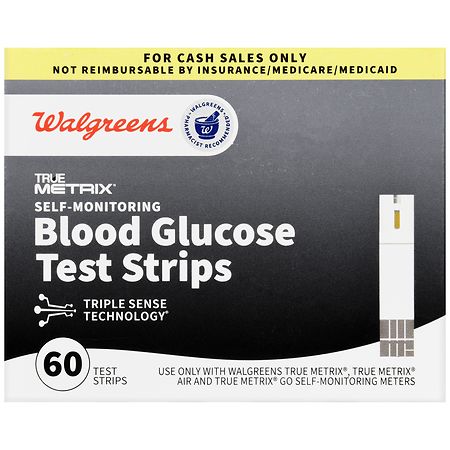 Walgreens True Metrix Self-Monitoring Blood Glucose Test Strips