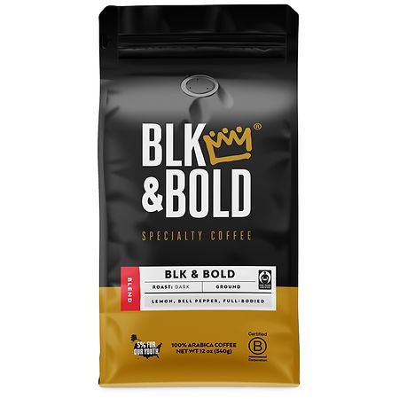 BLK & Bold Ground Coffee Dark Roast