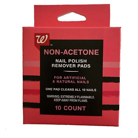 Walgreens Beauty Non-Acetone Nail Polish Remover Pads | Walgreens