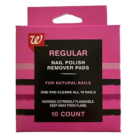 Walgreens Beauty Regular Nail Polish Remover Pads