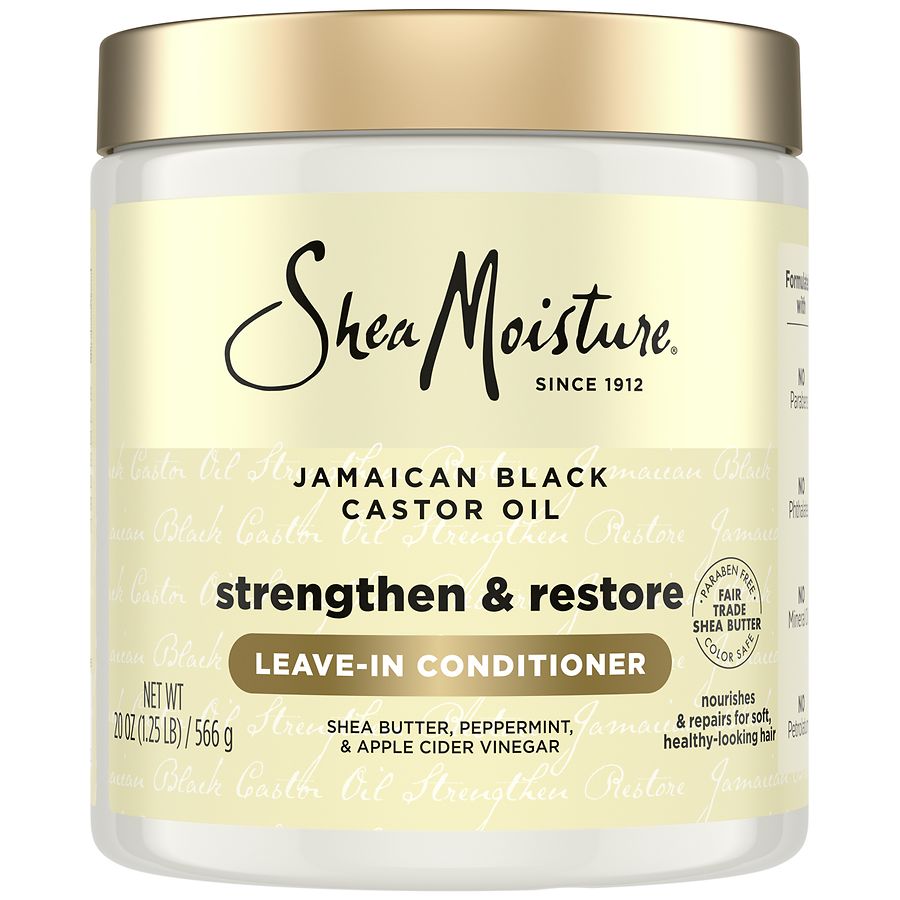 SheaMoisture Strengthen & Restore Leave In Conditioner Jamaican Black Caster Oil