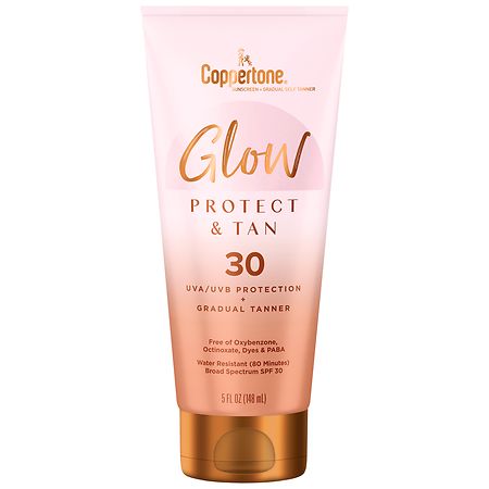 Urimelig Tilskyndelse Utrolig Coppertone Glow Protect &Tan Sunscreen Tanning Lotion SPF 30 | Walgreens