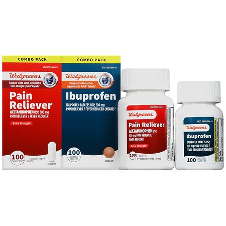 sfære Port sekstant Walgreens Combo Ibuprofen Tab + Acetaminophen | Walgreens