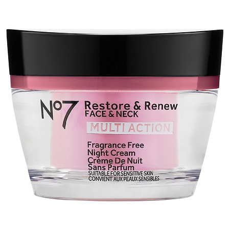 No7 Restore & Renew Fragrance Free Night Cream
