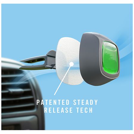 Febreze Car Odor-Eliminating Air Freshener Vent Clip Midnight Storm