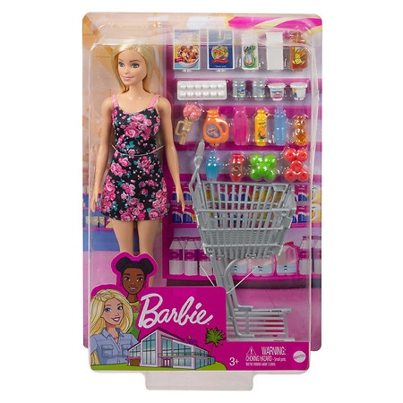 Barbie Doll and Shopping Set