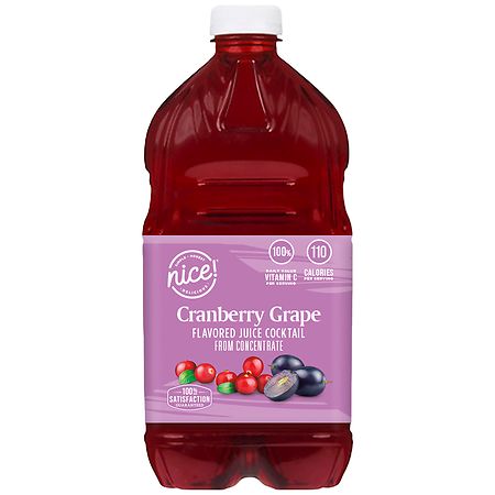 Nice! Juice Cocktail Cranberry Grape