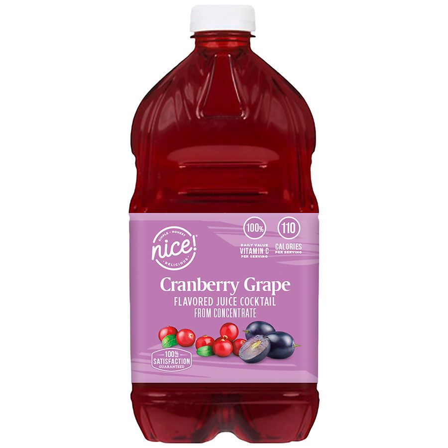 Nice! Juice Cocktail Cranberry Grape