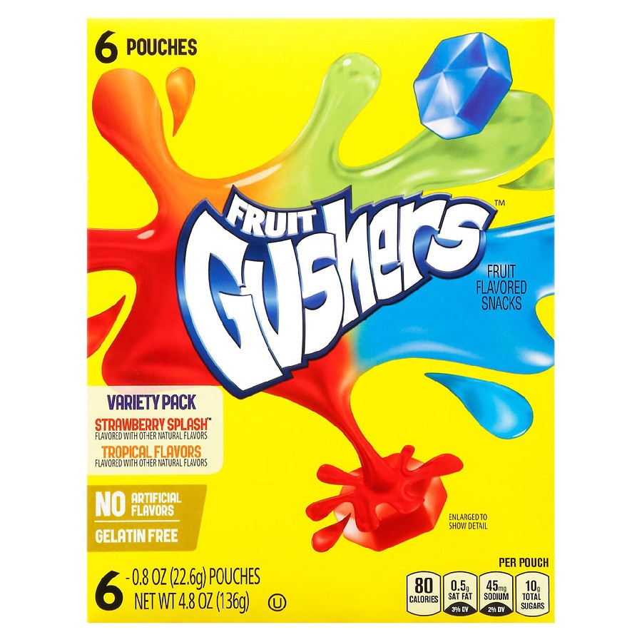 Fruit Gushers Fruit Flavored Snacks Variety Pack | Walgreens