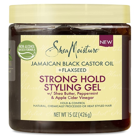 SheaMoisture Strong Hold Styling Gel Jamaican Black Castor Oil and Flaxseed  | Walgreens
