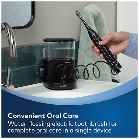 Waterpik Sonic-Fusion 2.0 Professional Flossing Toothbrush, store Black