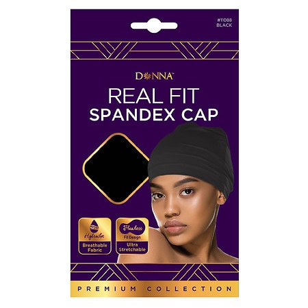 Donna Spandex Black Cap