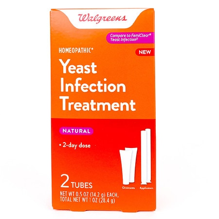Walgreens Homeopathic* Yeast Infection Treatment 2 Day Dose