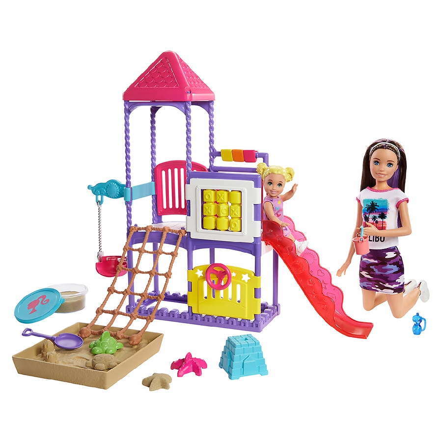 Agressief Grote waanidee Eentonig Barbie Babysitters Climb 'n Explore Playground GHV89 | Walgreens