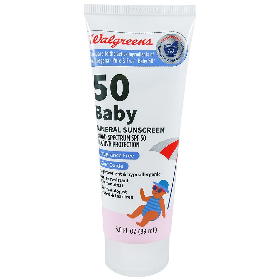 Walgreens Baby Sunscreen SPF 50 | Walgreens