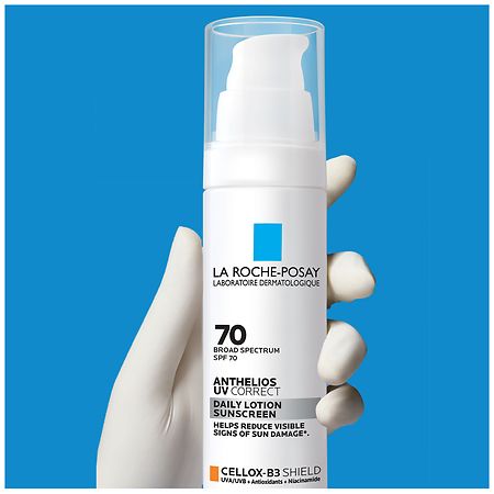 Humanistisch stoom Ciro La Roche-Posay Anthelios UV Correct Daily Anti-Aging Sunscreen for Face SPF  70 | Walgreens
