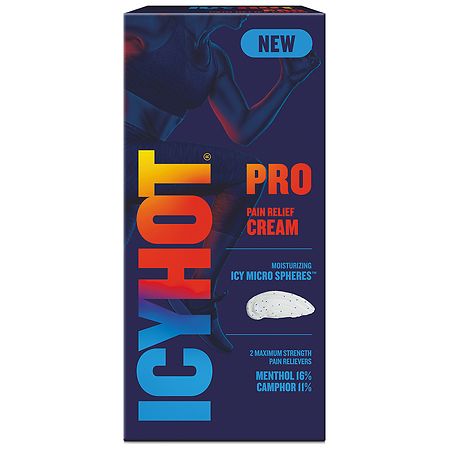 Icy Hot PRO Pain Relief Cream with Menthol & Camphor