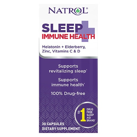UPC 047469079123 product image for Natrol Sleep+ Immune Health Capsules - 30.0 ea | upcitemdb.com