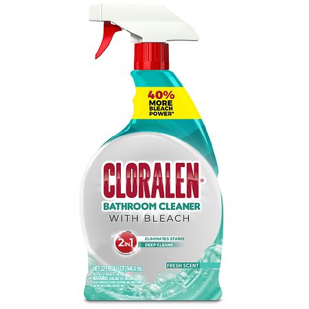 Cloralen Bathroom Cleaning Spray, With Liquid Bleach Fresh