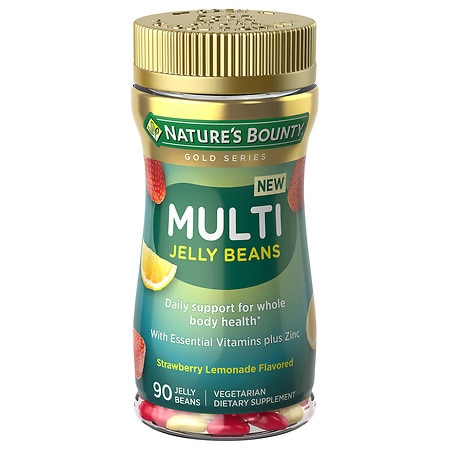 UPC 074312010149 product image for Nature's Bounty Multi Jelly Beans Strawberry-Lemonade - 90.0 ea | upcitemdb.com