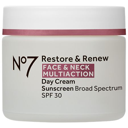 No7 Restore & Renew Multi Action Face & Neck Day Cream with SPF 30