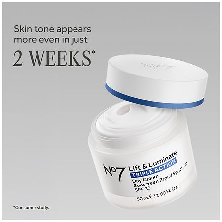 No7 Lift & Luminate Triple Action Day Cream with SPF 30 | Walgreens